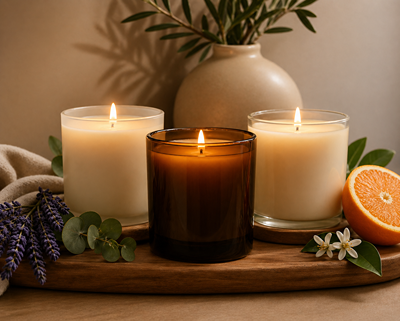 Premium handcrafted candle