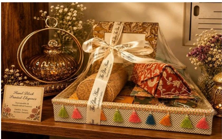 Curated Hand Block Print Hamper Collection